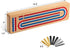 Set 3 9 2 Cribbage Board Game with Large Storage Area, Solid Wood Track Cribbage Board, Metal Pegs, Playing Cards