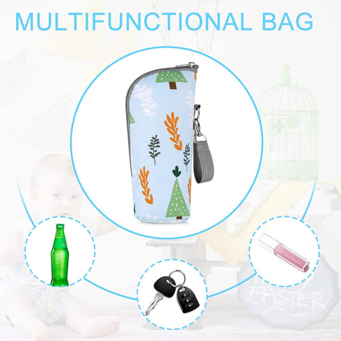 Insulated Baby Bottle Cooler Bag for Nursing Moms - Perfect for Daycare & Travel