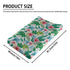 Lovely Tropical Hibiscus Diaper Changing Pad Cover, Retro Floral Changing Table Sheets for Girls Boys, Green