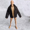1/12 Scale Figure Clothes Shirt Coat Cardigan for 6inch Male Action Figure Body Doll in White