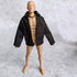 1/12 Scale Figure Clothes Shirt Coat Cardigan for 6inch Male Action Figure Body Doll in White