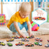 60 Pack Pull Back Toy Cars, Mini Die Cast Race Cars Bulk, Classroom Goodie Bag Stuffers, Birthday Party Favors