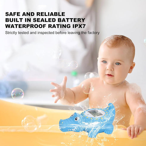 IPX7 Baby Bath Thermometer - Cartoon Animal Design - Accurate Temperature Measurement - Safe for Infants - - Gift