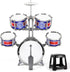 Set, Set 1 3 5 7 9 12 Kids Drum Drum for Toddlers with Stool Upgraded Plastic Rock Jazz Drum Kit Musical Instruments