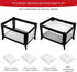 Pack Pack Waterproof and Play Mattress Pad Sheets Fitted, Cotton Fabric and Play Protector, Fits Graco Play Yard, Baby