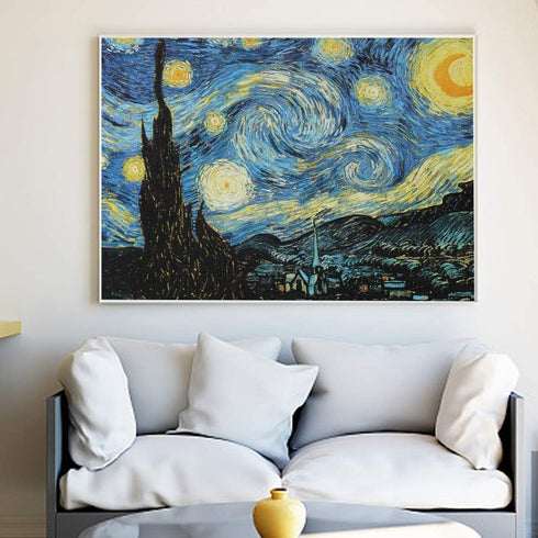 3000 Piece Jigsaw Puzzle - The Starry Night by Van Gogh for Adults - Learning and Education Toy Gift