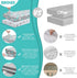 Pack 2 Pack Set, n Play Sheets, BROLEX Mini Crib Sheets,Stretchy Portable Fitted Playard Sheet Convertible Playard