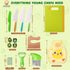 16PCS Sets Set 3-10 Kids Cooking Real Montessori Kitchen Tools for Toddlers - Kids Knife for Real Cooking