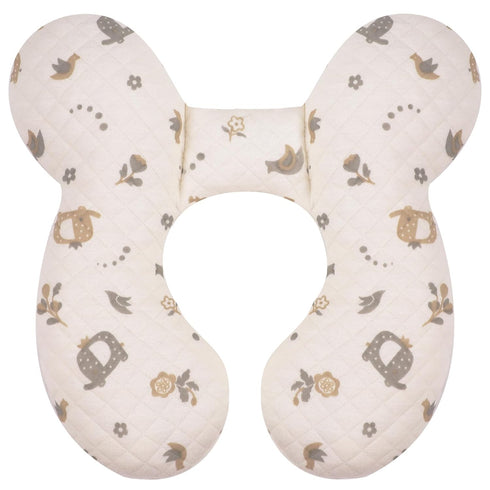 Baby Travel Pillow Upgraded, Soft Baby Head Support Pillow for Newborn Toddler,