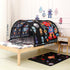 CRAWLBO Set-Up Kids Bed Tent Twin Beds -Cartoons Wonder Play Tents Boys Girls Ventilated Indoor Play Tent Children