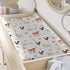 Watercolor Farm Animals Changing Pad Cover, Soft Stretch Fitted Baby Diaper Changing Table Sheets 32''x16''