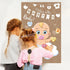 64 Pin The Pacifier On The Baby Game Baby Pacifier Games Poster with Pacifier Stickers for Baby Shower Party Favors