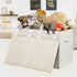 Large Toy Storage Box Chest with Lid, Sturdy Organizer Baskets for Kids, Girls, Boys, Living Room, Nursery, Bedroom,