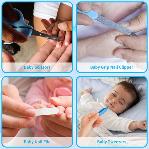 14 1 Set Set 14 1) Baby Healthcare and Grooming Kit, in Baby Safety Newborn Nursery Health Care with Hair Brush Scale