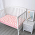 4-Pack Soft Microfiber Crib Sheets for Boys and Girls - Grey and Pink