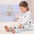 WONDAY Toddler Sleep Sack with Legs, 0.5T Cotton Sleeveless Baby Sleep Bag, Wearable Blanket for 2t-3t