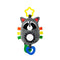 Squish 'N Play Raccoon Activity Toy- Multi-Sensory Learning Baby Toy - Stroller