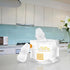 RYGVPR 42pcs Microwave Bottle Steam Sterilizer Bags, Reusable for Breast Pump Parts and Baby Bottle Great for Travel