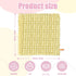 5 Pack 12x12 inches MUKIN Baby Washcloths - Natural Cotton Baby Wipes - Soft Newborn Face Towel and Washcloth