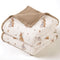 lulumoon Muslin Baby Blanket Neutral: 4-Layer Soft Cotton Toddler Blanket for Daycare