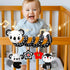 0-6,6-12Months Black and White High Contrast Baby Toys - Sensory Infant Hanging Carseat & Stroller Toy for Newborns