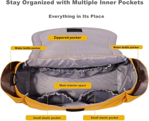 2 SUNVENO Kitty Stroller Organizer Bag Universal Baby Stroller Caddy with Cup Holders, Adjustable Straps, Waterproof