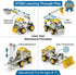 Ferthor Fun Set 8-12,4 Set 8-12 (330pcs) Erector for Boys Age Mini Metal Model for Kids,Engineering Metal Building