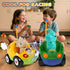2-Pack 18+ 2 3 4 5 Remote Control Dinosaur Toy Car for Kids - Birthday Gifts for Boys Toddlers Ages Months, Year Old