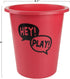 Hey! Play! Large Beer Pong Outdoor Game Set: 12 Buckets, 2 Balls, Tote Bag for Kids & Adults