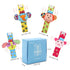 Wrist Rattles for Babies 0-24 Months - Baby Animal Hand & Foot Finder Educational Toys (4W)