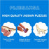 '-17.3 17in -460 Wooden Puzzles for Adults, Treasure Chest Ocean Jigsaw Puzzle, Unique Shape Wood Puzzles Adult, Wall