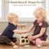 1+ 12-18 1 2 3 1-3 Vanplay Montessori Toys for Year Old Girls Boy Gifts, Wooden Sensory Activity Cube for Babies