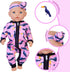 Unicorn Element 5 Sets Baby Doll Clothes for 14-18 Inch Dolls, Casual Wear for 17 Inch Baby Doll, 10 Pcs Clothes