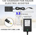 12V Charger for Kidzone Bumper Car, Replacement Charger for Ride On Toys, Compatible with Razor mx125, E90, E95