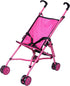 Precious Toys Hot Pink Baby Doll Stroller, Swivelling Wheels, Toy Stroller for Girls 2 Years & Older