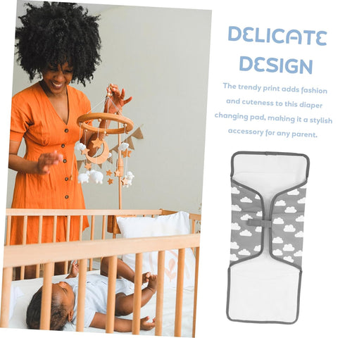 TOYANDONA Portable Changing Pad Compact Diaper Changing Mat for Travel Outdoor Use Stylish Design Safe Materials