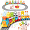 Learning Toy for Toddlers 1-3, Electric Toys Trains with Lights, Music &
