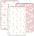 Bedside Sleeper Bassinet Fitted Sheets 20 x 33, 3 Pack Baby Delight