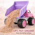 Liberty Imports Big Plastic Dump Truck in Pink Color for Toddlers and Girls - Large Tilting Dumper, Free Play Toy