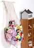 Stuffed Animal Hammock Wall Hanging Net, Plush Toy Holder for Kidroom Nursery, Cream