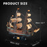 843659803 1960, 3D 248 240 CubicFun Boat San Felipe Spanish Ship, Puzzle, Model Kit for Adults and Children, Pieces