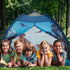 Dinosaur Kids Play Tent: 61”x61”x45” Realistic Indoor & Outdoor Pop Up Play House for Boys & Girls Age 3-12