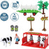 Liberty Imports Dairy Farming Toys Set with 23 Pieces, Farm Animals, Figures, and Accessories for Kids