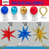 Kozee Red Blue Gold Balloon Garland Arch Kit, 130 PCS Chrome Blue for Kid Video Game Birthday Party