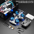 Xelabrion 4-6-8-10-12, 2-in-1 4 5 6 7 8 9 Remote Control Airplane Car Toys for Kids Ages Foam RC Plane Car Jet Mini