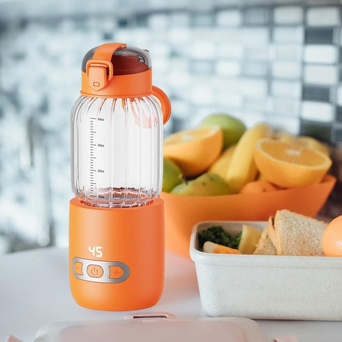 Llazsybz 400ml Portable Warmer with Smart Temperature Control, Orange