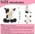 9" Cow Stuffed Animals Plush, Soft Stuffed Cow Toy for Kids Girls Boys