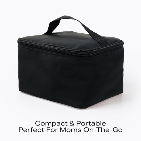 2 Packs 4 Zomee Breastmilk Cooler Bag for Baby Bottles Insulated Travel Tote with Ice & Bottles Keeps Milk Cold