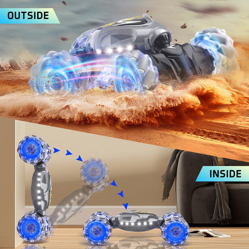 RC Cars, 2.4Ghz 4WD New Gravity Gesture Sensing Remote Control Car Toys, RC Stunt Twist Car Toys for Boys & Girls Age
