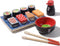 Sushi Slicing Play Food Set, Wooden Pretend Play Kitchen Toys for Kids